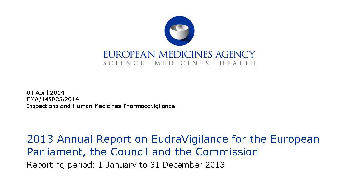 ema eudravigilance report reazioni avverse